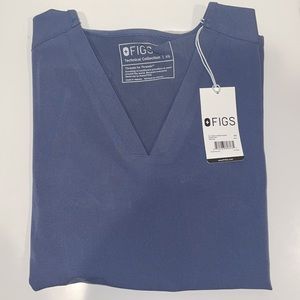 Figs Casma Three Pocket Scrub Top XS NWT